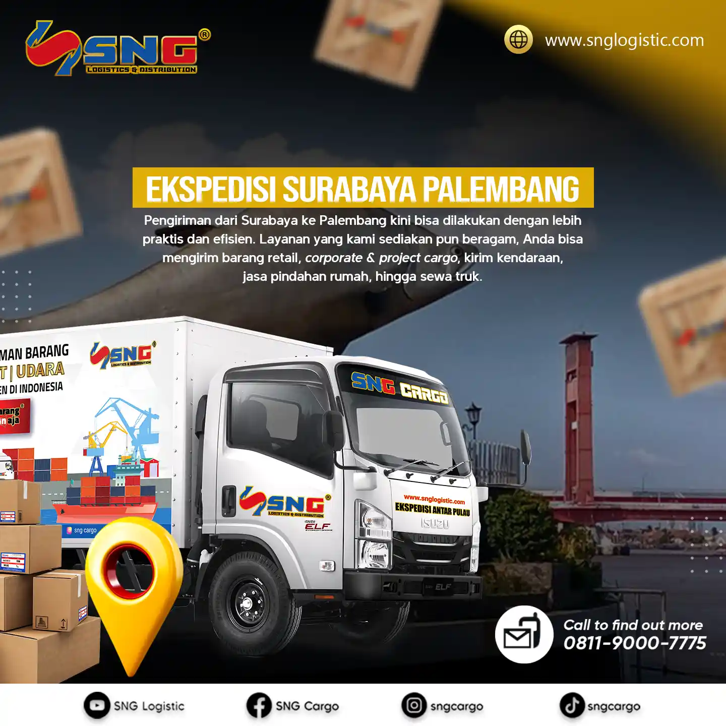Ekspedisi Surabaya Palembang Murah & Terpercaya